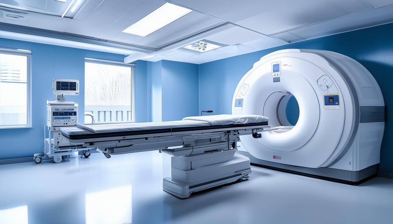 MRI system in hospital radiology department